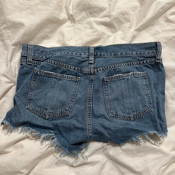 Rag & bone distressed denim shorts - Picture 2 of 3